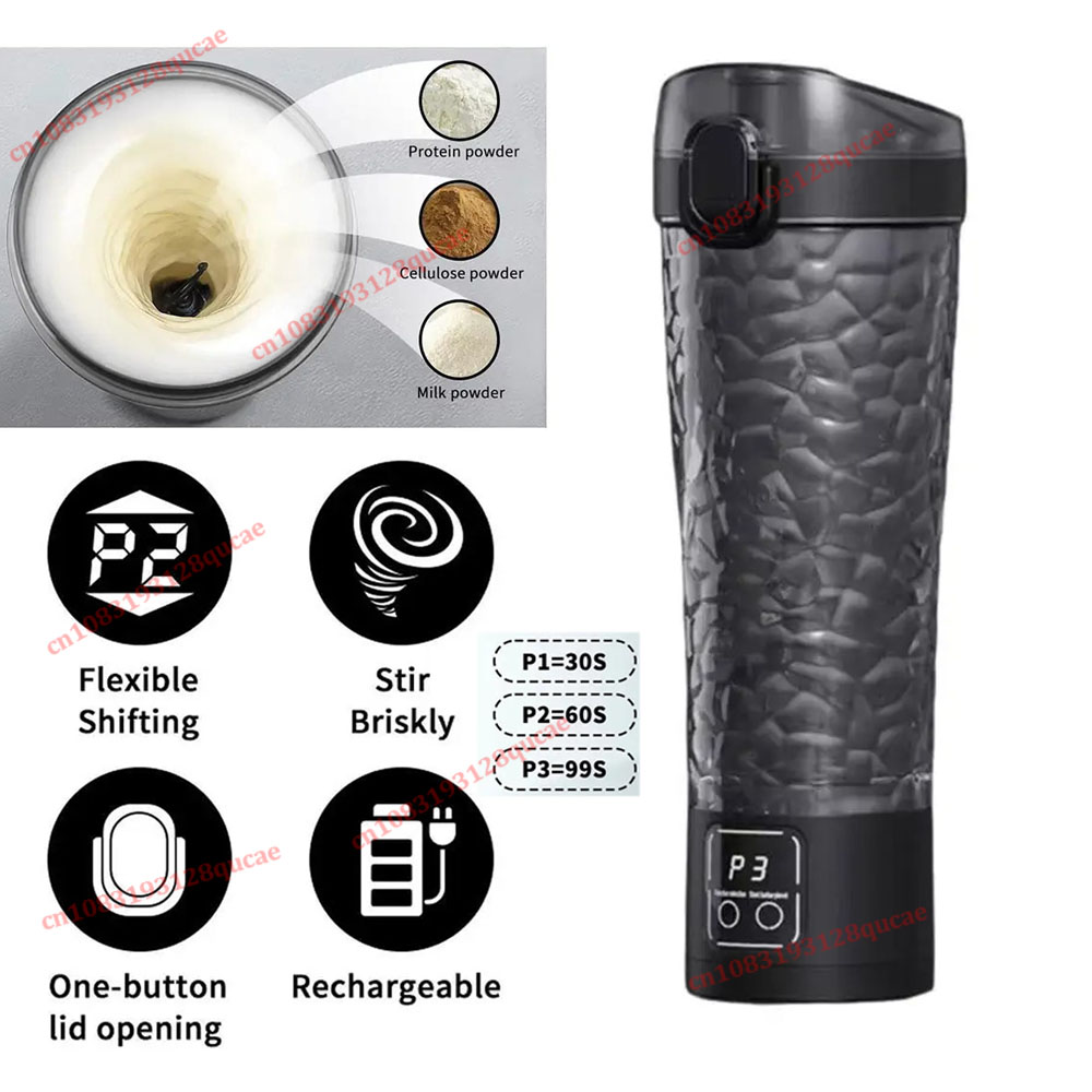 Protein Shaker Bottle - Coctelera de proteínas portátil, botella de