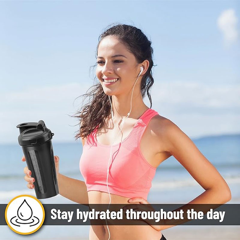 Botella Mezcladora de 600 ml,  - Protein Shaker Bottle reseña y precio