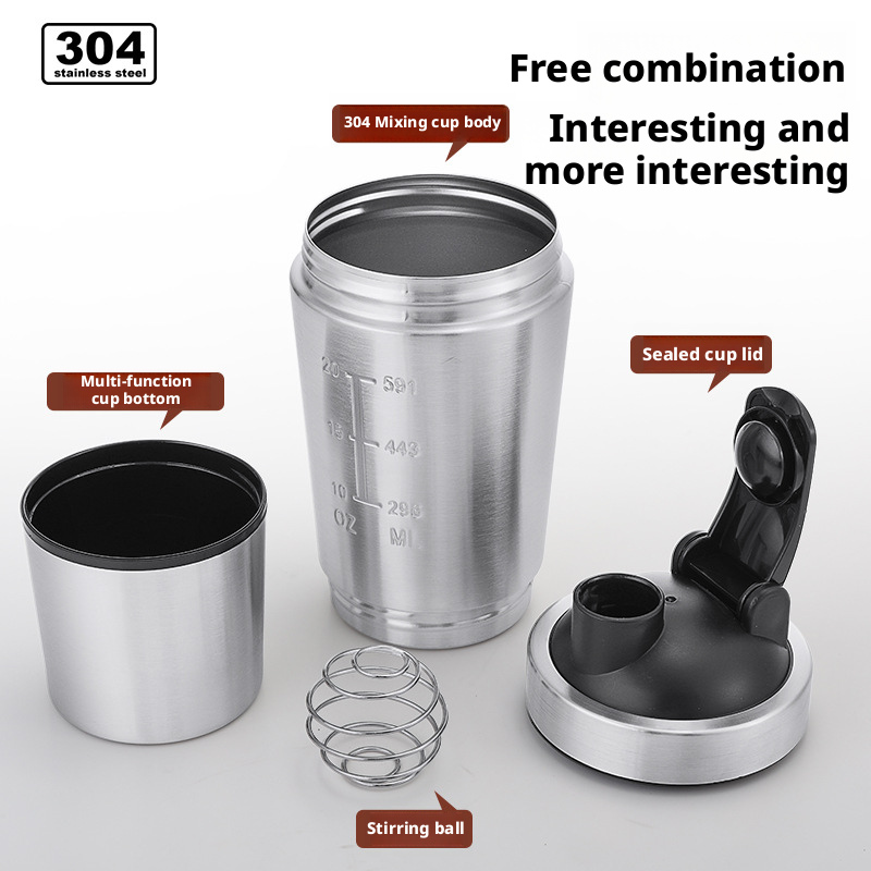 Botella agitadora de proteína  - Protein Shaker Bottle reseña y precio