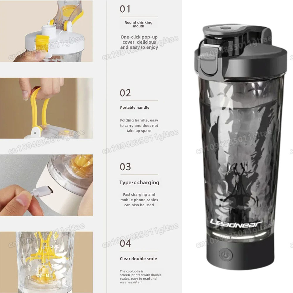Nuevo Vaso Mezclador Eléctrico - Protein Shaker Bottle reseña y precio