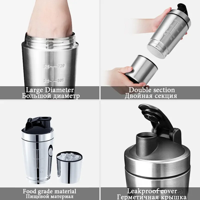 Taza agitadora de proteínas de - Nutrition For Fitness And Sports reseña y precio